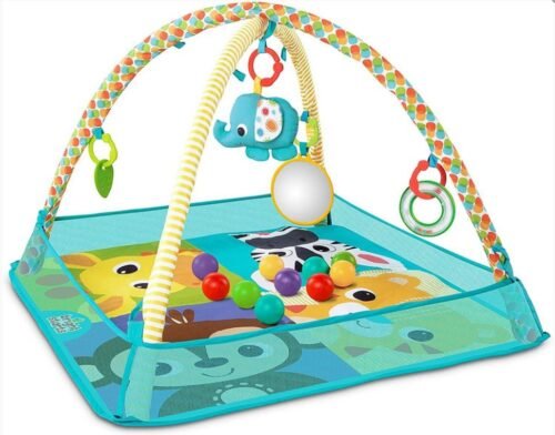 TAPETE DE ATIVIDADES MORE-IN-ONE BALL PIT FUN ACTIVITY GYM - BRIGHT STARTS