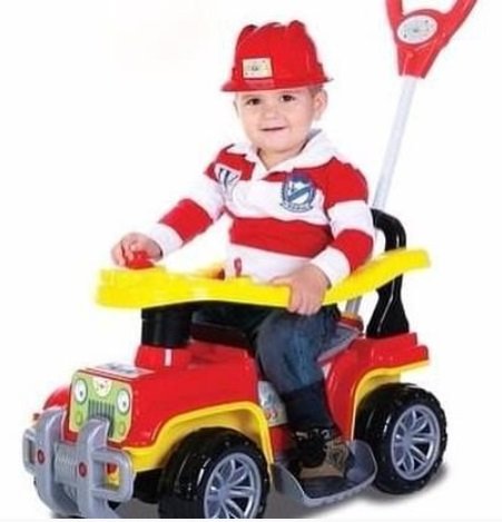 CARRINHO DE PASSEIO JIPE BOMBEIRO - BANJIPE