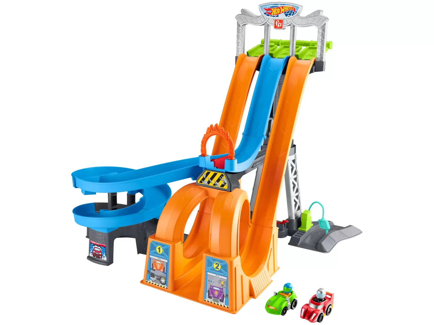 Pista Little People Hot Wheels - Fisher Price
